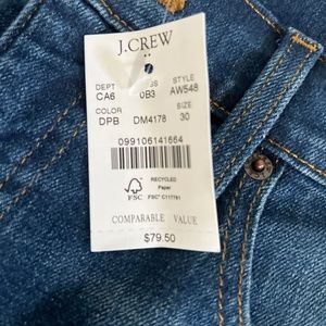 NWT J Crew Denim Jean Shorts 5” size 30